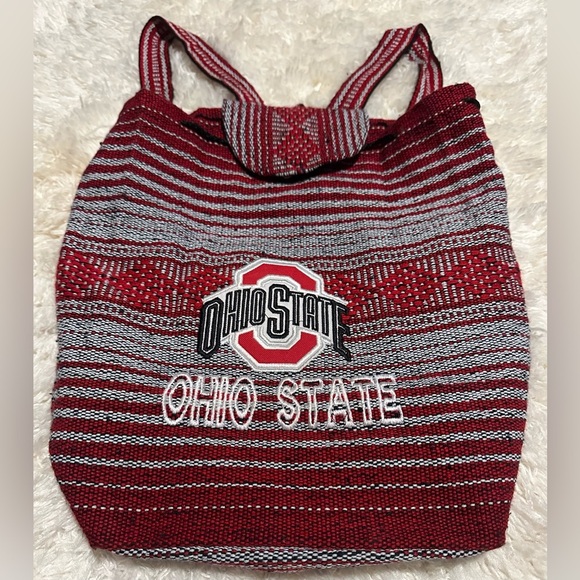 Ohio State One Size Drawstring Backpack EUC - Picture 1 of 3